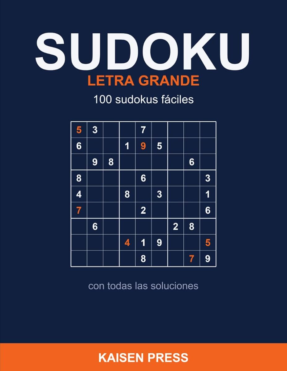 Sudoku Caratteri Grandi — 100 sudoku facili con soluzioni