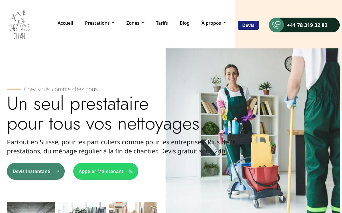 Aperçu — Chez Nous Clean